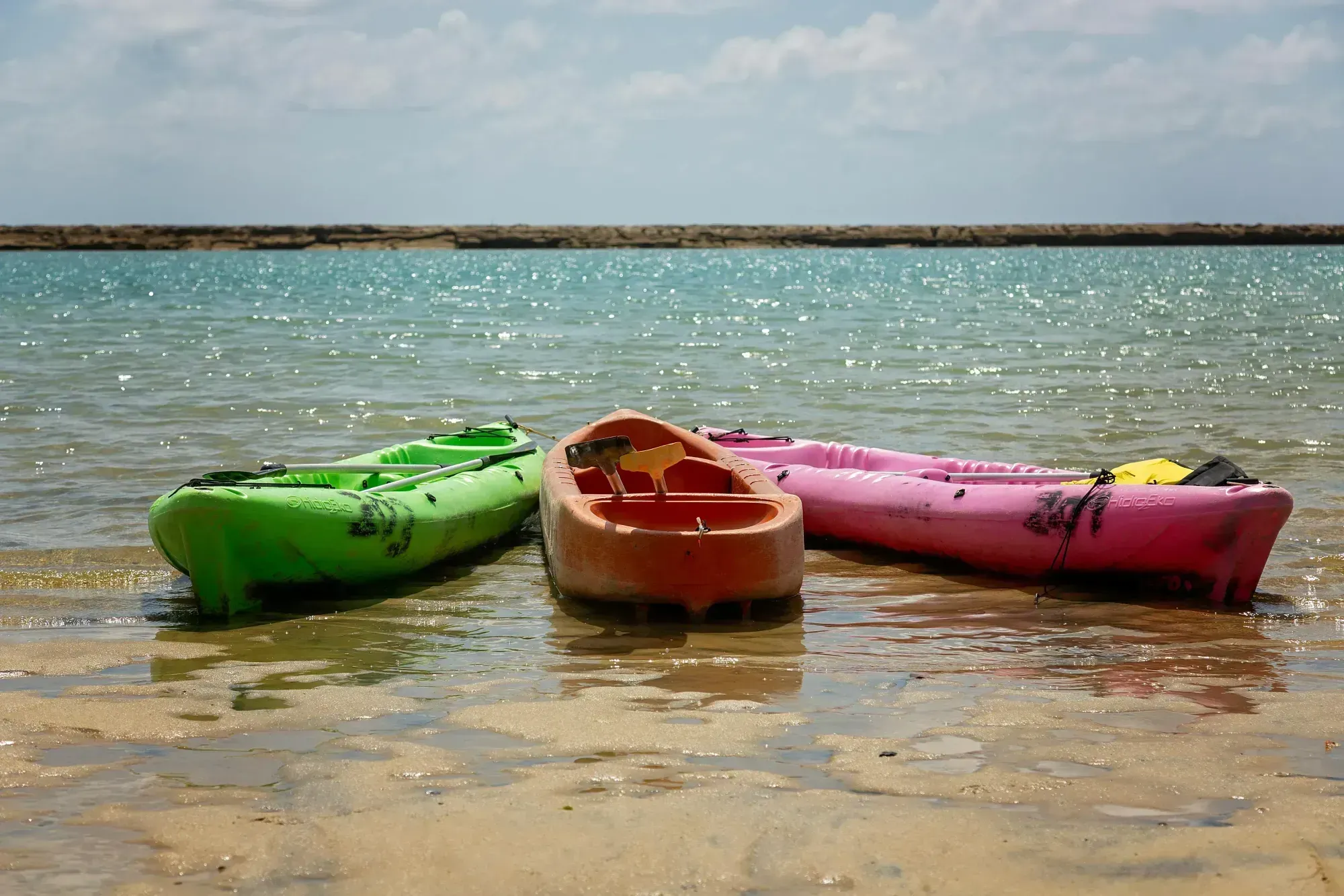Our kayaks ready for another adventure